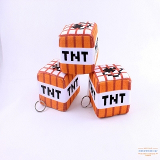 Плюшевая игрушка TNT (Minecraft)