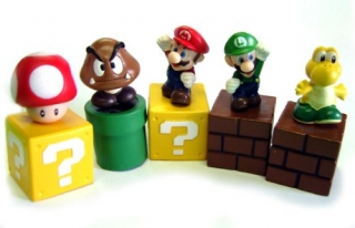 Набор из 5 фигурок персонажей (Super Mario)